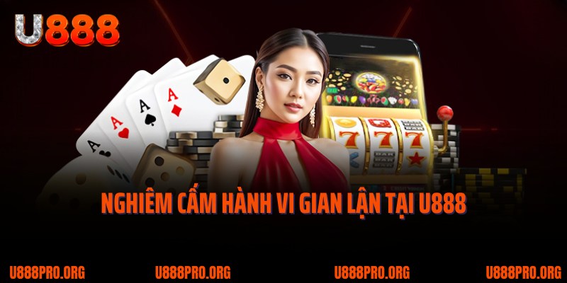 Điều Khoản & Điều Kiện U888 - Quy Định Cá Cược Quan Trọng 2 Nghiêm cấm hành vi gian lận theo điều khoản & điều kiện U888