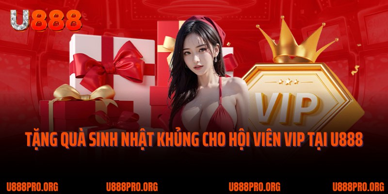 VIP U888: Ưu Đãi Đặc Biệt Cho Hội Viên Cá Cược Trung Thành 3 Tặng quà sinh nhật cực khủng cho hội viên VIP tại U888